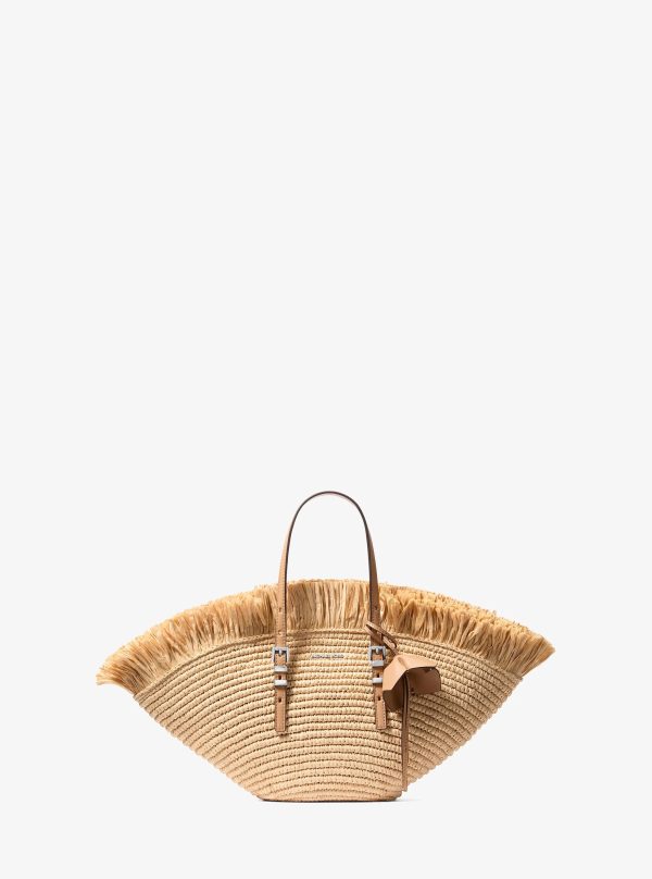 Michael Kors Isa Small Hand-Crocheted Tote Bag