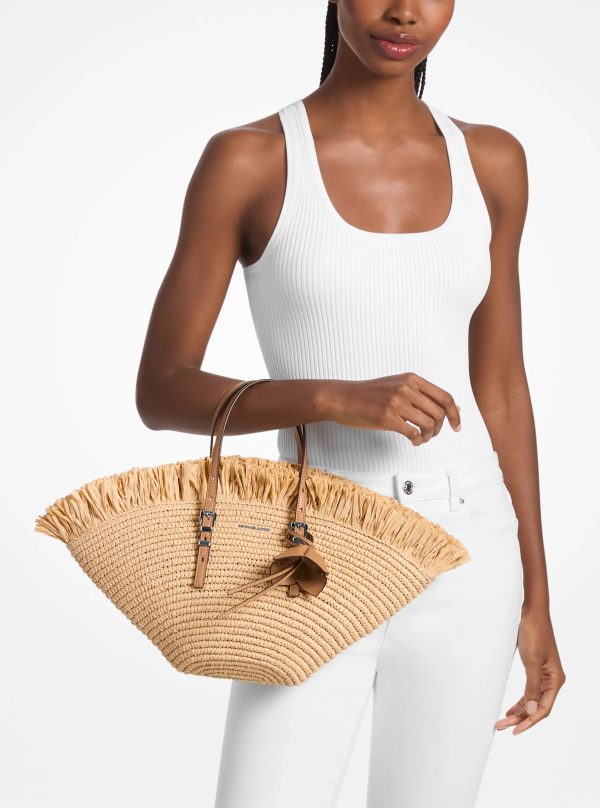 Michael Kors Isa Small Hand-Crocheted Tote Bag