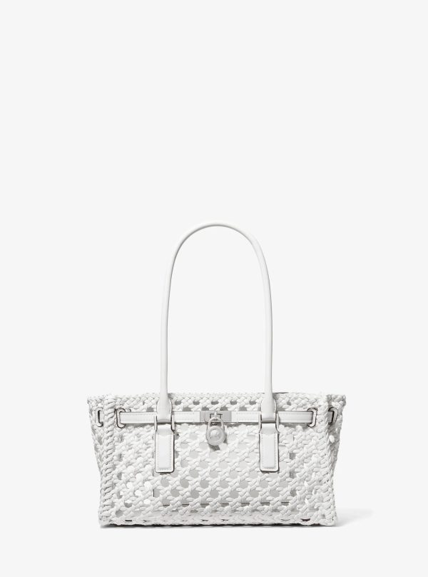 Michael Kors Hamilton Moderne Small Hand-Woven Satchel