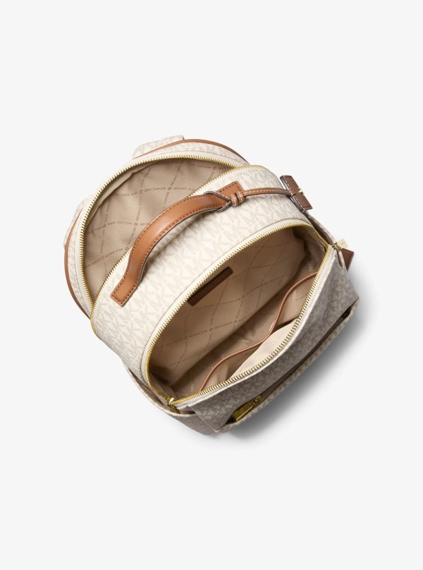 Michael Kors Sable Medium Signature Logo Backpack