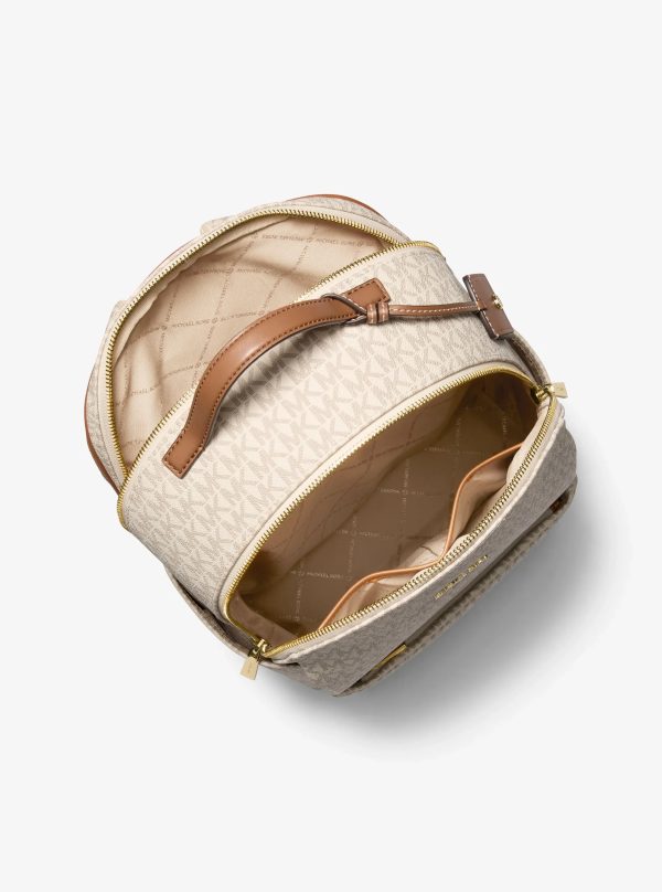 Michael Kors Sable Large Signature Logo Backpack