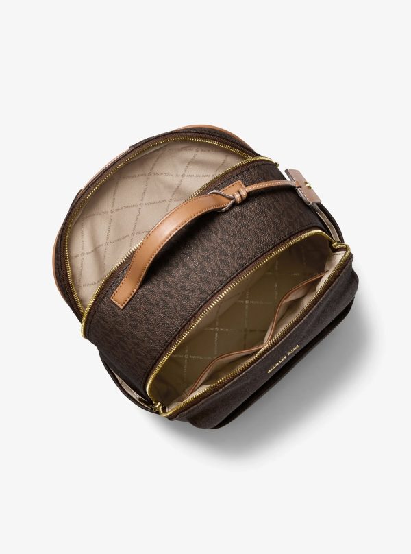 Michael Kors Sable Large Signature Logo Backpack