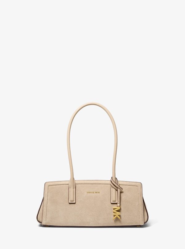 Michael Kors Laila Small Suede Shoulder Bag