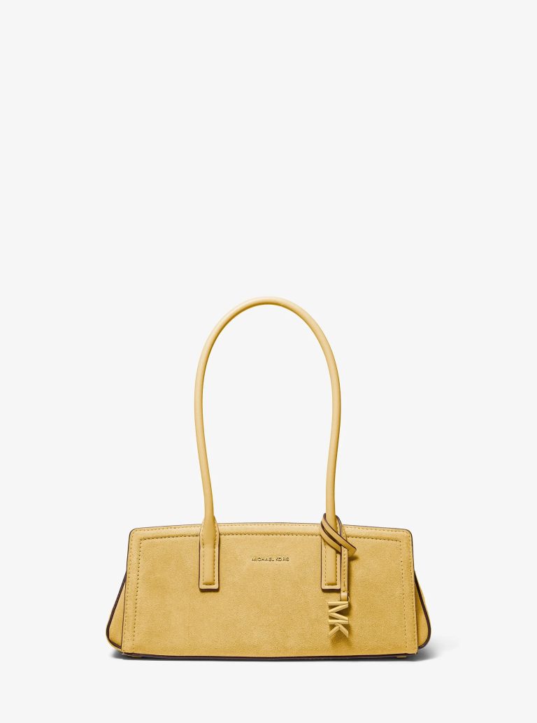 Michael Kors Laila Small Suede Shoulder Bag