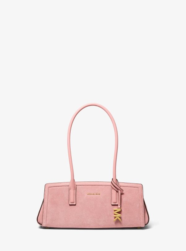 Michael Kors Laila Small Suede Shoulder Bag
