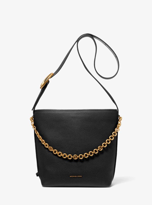 Michael Kors Nolita Small Pebbled Leather Bucket Tote Bag
