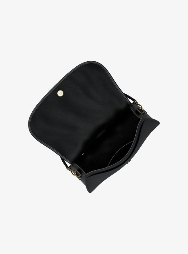 Michael Kors Holmes Medium Pebbled Leather Convertible Messenger Bag