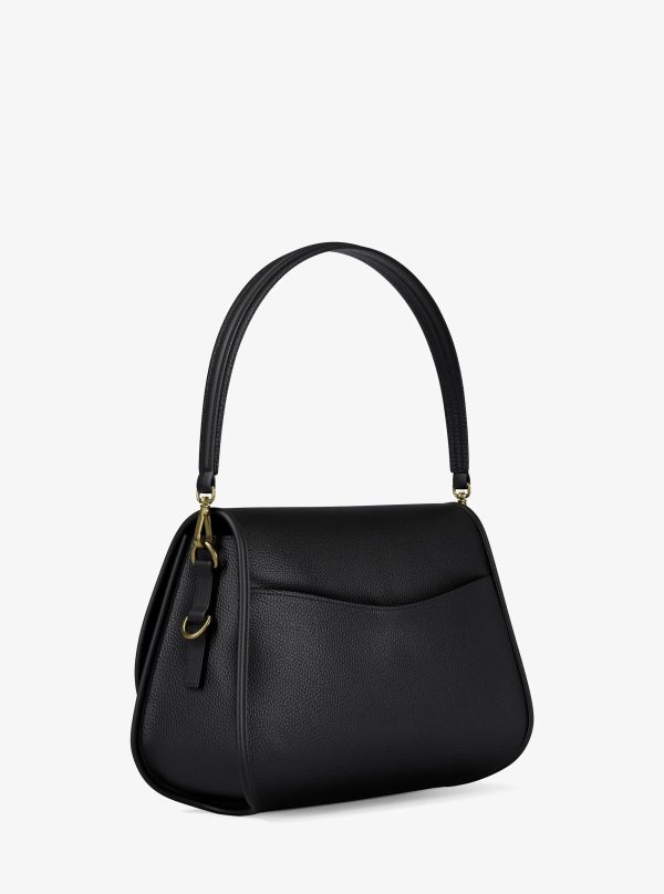 Michael Kors Holmes Medium Pebbled Leather Convertible Messenger Bag