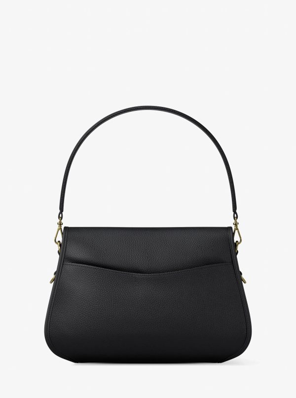 Michael Kors Holmes Medium Pebbled Leather Convertible Messenger Bag