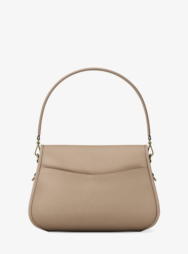 Michael Kors Holmes Medium Pebbled Leather Convertible Messenger Bag