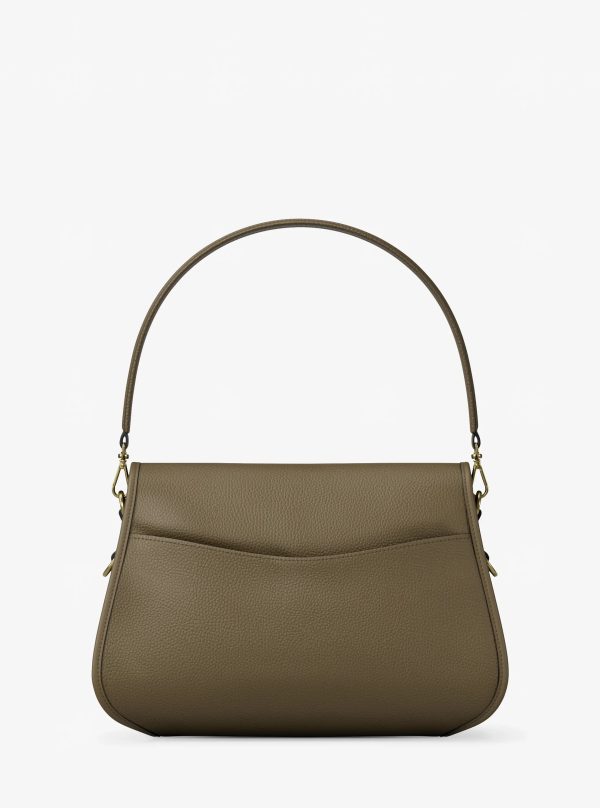 Michael Kors Holmes Medium Pebbled Leather Convertible Messenger Bag