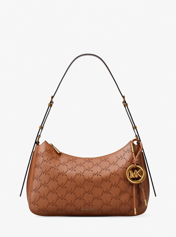 Michael Kors Nolita Medium Pebbled Leather Shoulder Bag