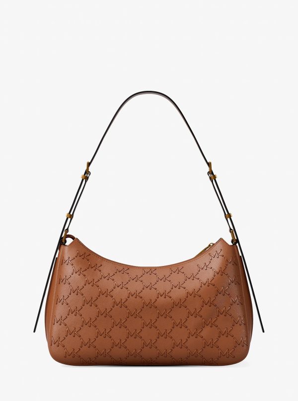 Michael Kors Nolita Medium Pebbled Leather Shoulder Bag