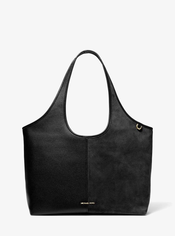 Michael Kors Henly Large Leather and Suede Tote Bag