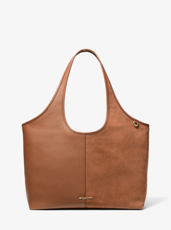 Michael Kors Henly Large Leather and Suede Tote Bag