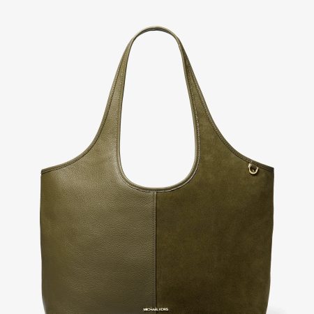 Michael Kors Henly Large Leather and Suede Tote Bag