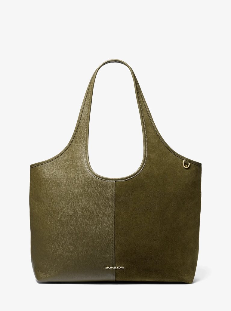 Michael Kors Henly Large Leather and Suede Tote Bag