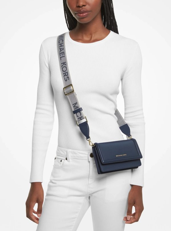 Michael Kors Jet Set Small Nylon Gabardine Smartphone Crossbody Bag