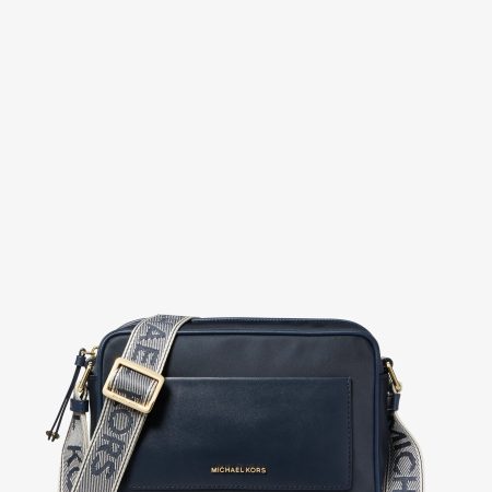 Michael Kors Jet Set Large Nylon Gabardine Crossbody Bag