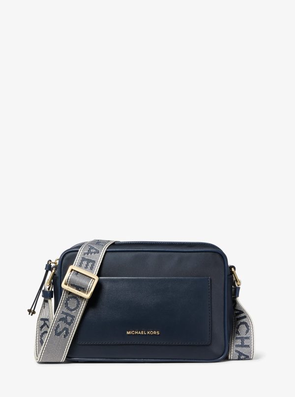 Michael Kors Jet Set Large Nylon Gabardine Crossbody Bag