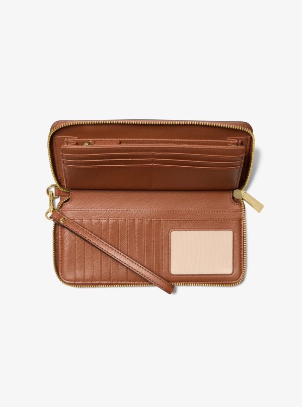 Michael Kors Jet Set Travel Large Leather Continental Wallet