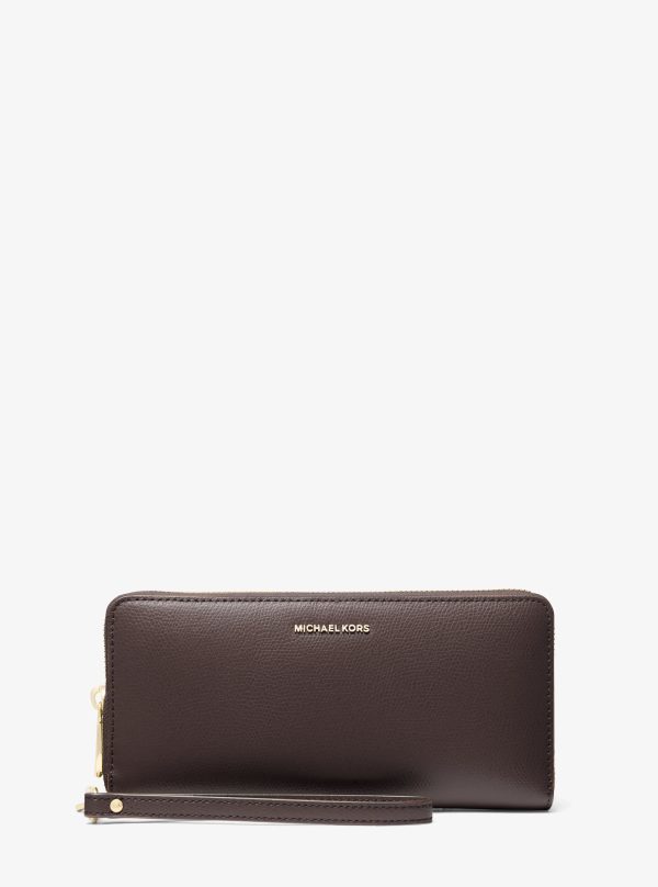 Michael Kors Jet Set Travel Large Leather Continental Wallet