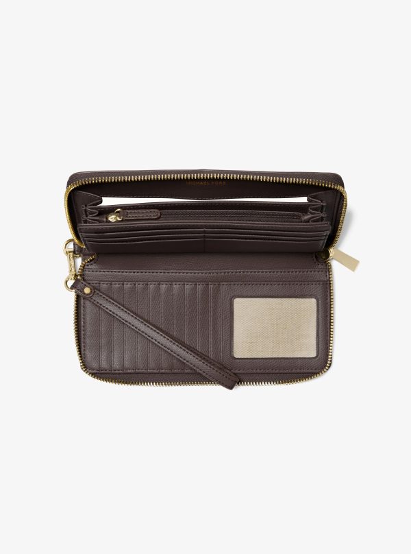 Michael Kors Jet Set Travel Large Leather Continental Wallet