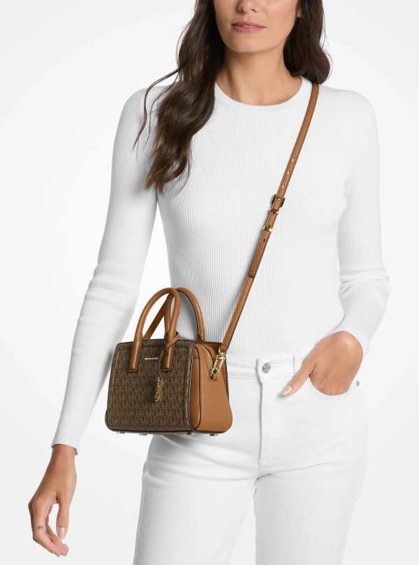 Michael Kors Laila Extra-Small Signature Logo Crossbody Bag