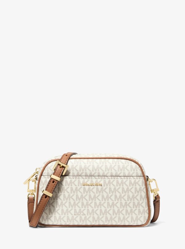 Michael Kors Jet Set Small Signature Logo Camera Crossbody Bag