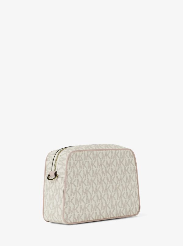Michael Kors Jet Set Small Signature Logo Camera Crossbody Bag