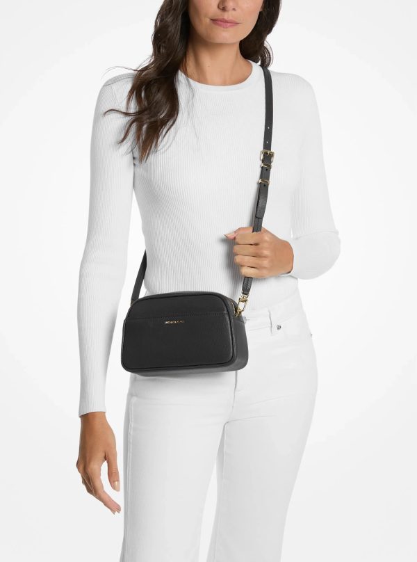 Michael Kors Jet Set Small Leather Camera Crossbody Bag