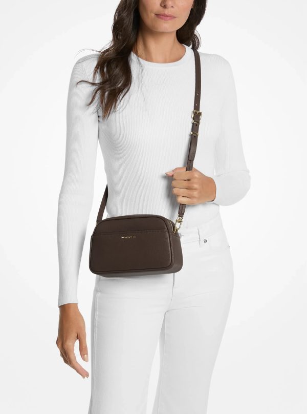 Michael Kors Jet Set Small Leather Camera Crossbody Bag