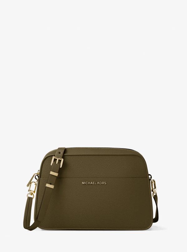 Michael Kors Jet Set Small Leather Camera Crossbody Bag