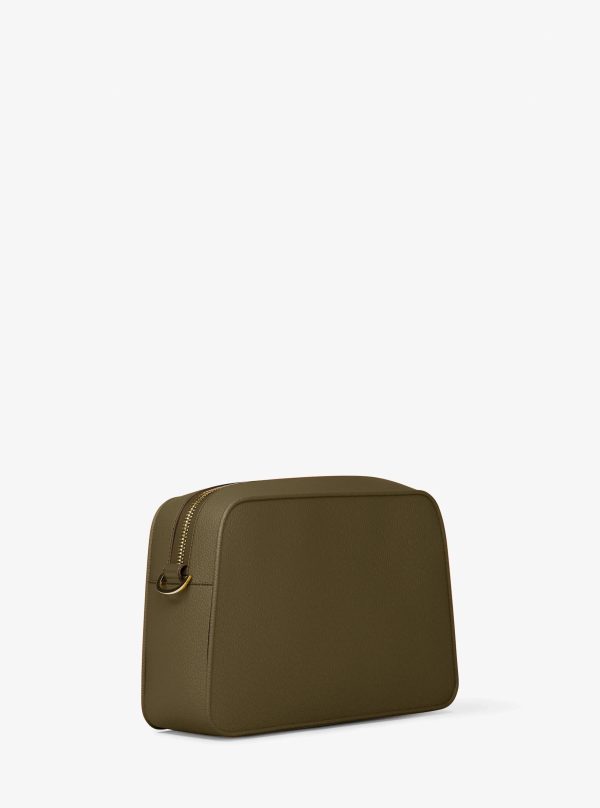 Michael Kors Jet Set Small Leather Camera Crossbody Bag