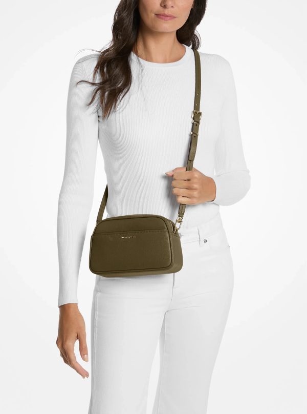 Michael Kors Jet Set Small Leather Camera Crossbody Bag