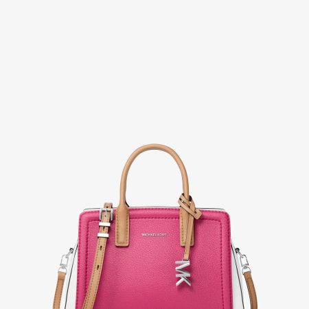 Michael Kors Laila Extra-Small Color-Block Leather Crossbody Bag