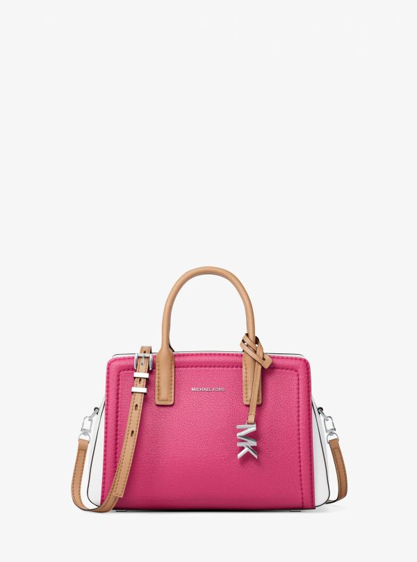 Michael Kors Laila Extra-Small Color-Block Leather Crossbody Bag