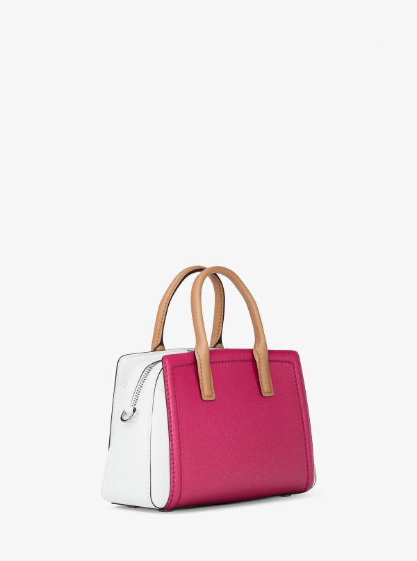 Michael Kors Laila Extra-Small Color-Block Leather Crossbody Bag