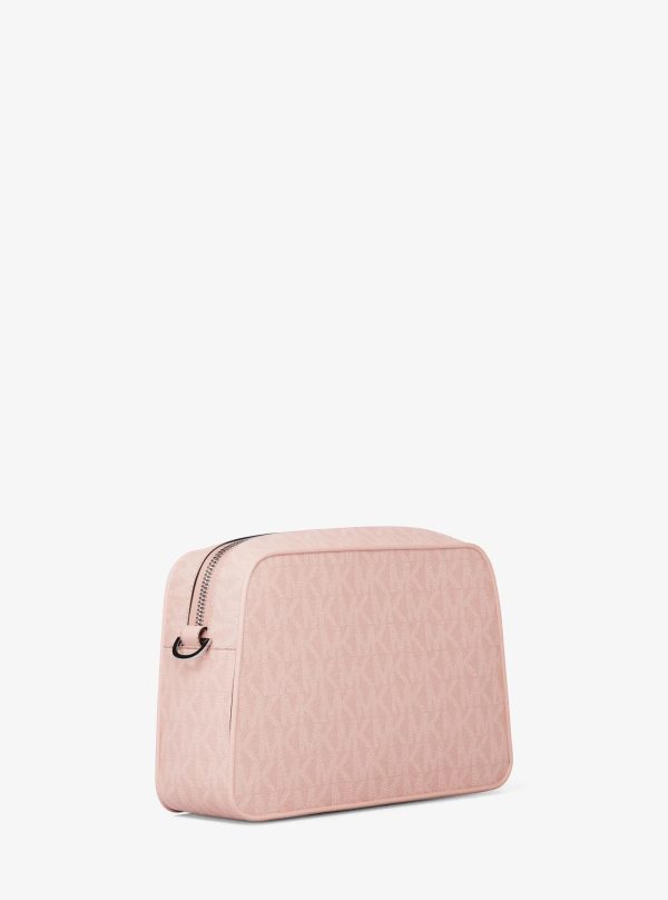 Michael Kors Jet Set Small Signature Logo Camera Crossbody Bag