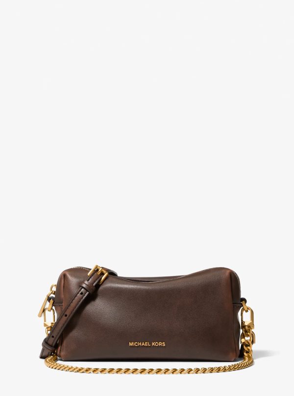 Michael Kors Bryant Small Leather Convertible Crossbody Bag