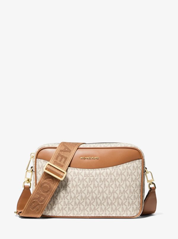Michael Kors Bev Large Signature Logo Crossbody Bag