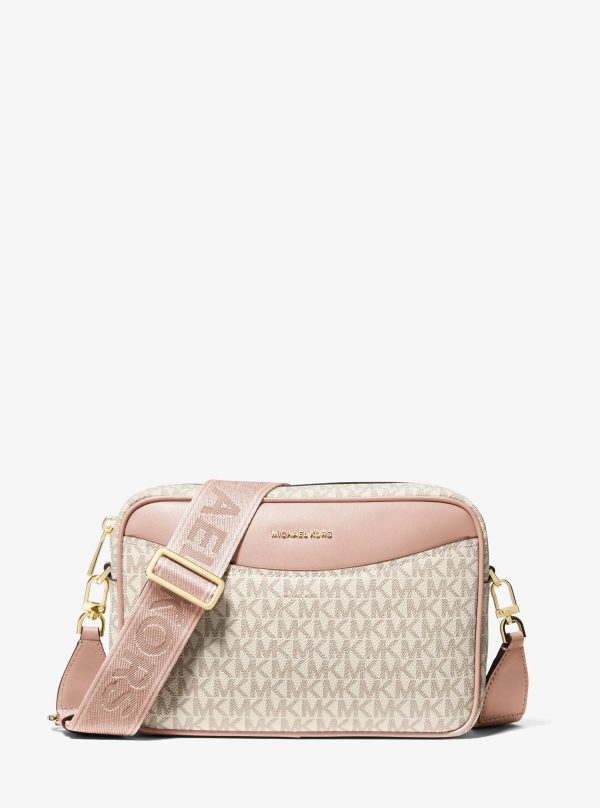 Michael Kors Bev Large Signature Logo Crossbody Bag