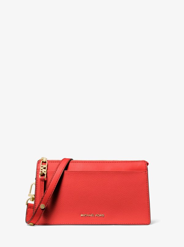 Michael Kors Empire Large Leather Convertible Crossbody Bag