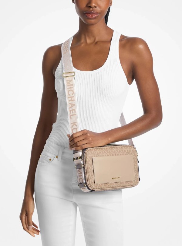 Michael Kors Maeve Large Signature Logo Crossbody Bag