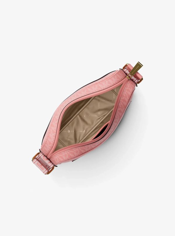 Michael Kors Maeve Large Signature Logo Crossbody Bag