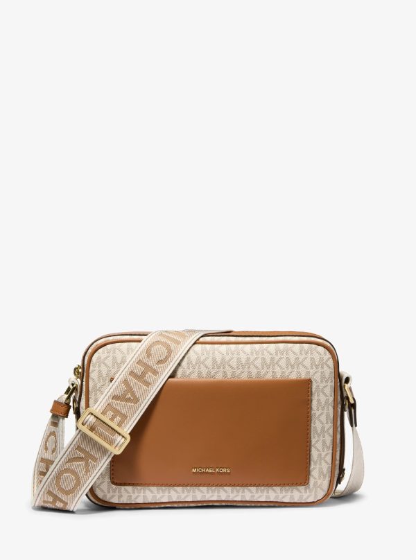 Michael Kors Maeve Large Signature Logo Crossbody Bag