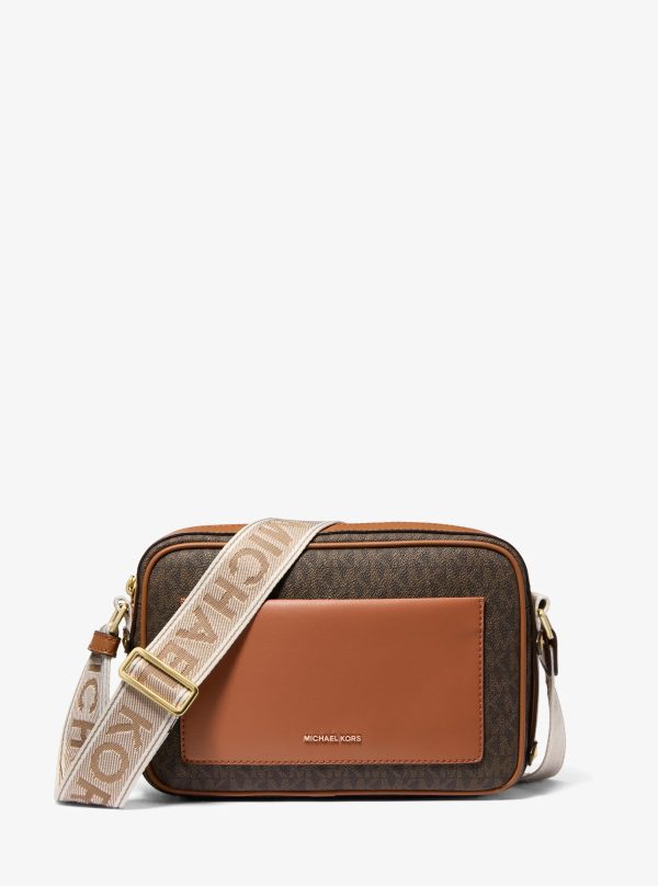 Michael Kors Maeve Large Signature Logo Crossbody Bag