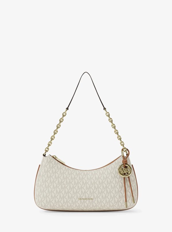 Michael Kors Nolita Medium Signature Logo Chain Pochette