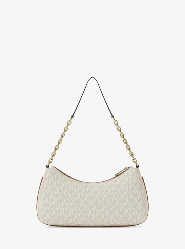Michael Kors Nolita Medium Signature Logo Chain Pochette