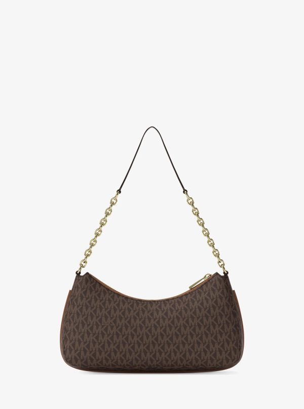 Michael Kors Nolita Medium Signature Logo Chain Pochette